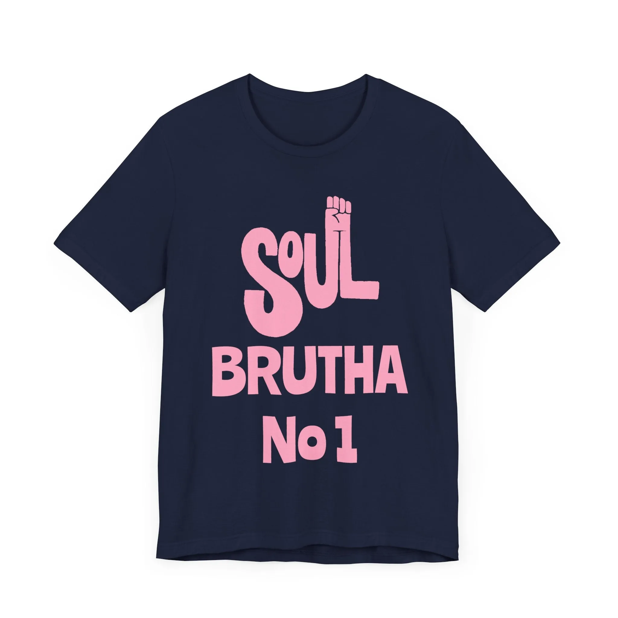 Soul Brutha No. 1 (Pink): Unisex Jersey Tee