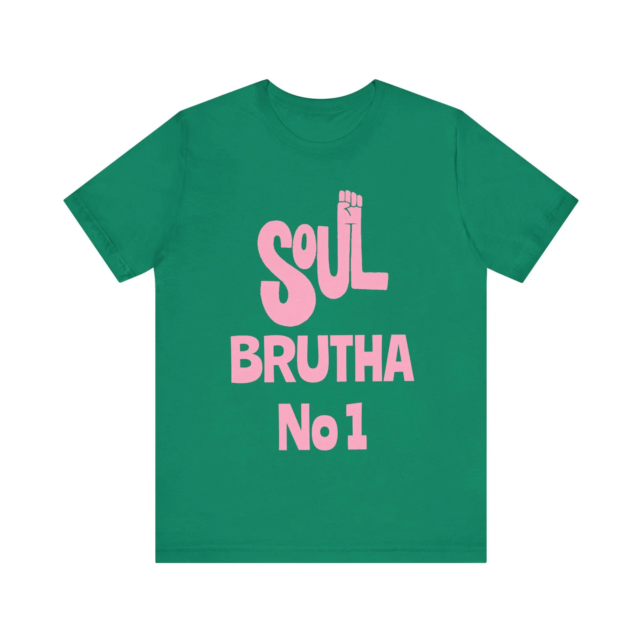 Soul Brutha No. 1 (Pink): Unisex Jersey Tee