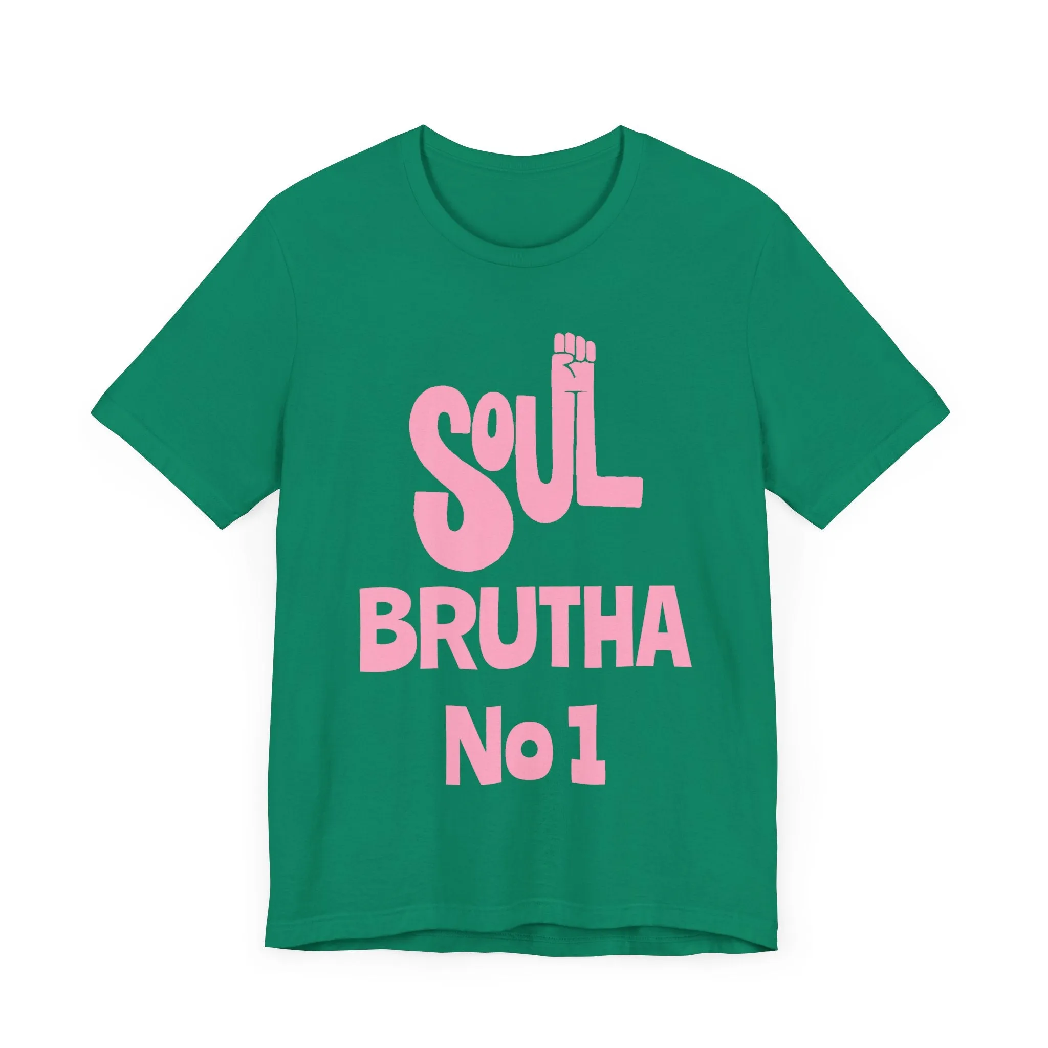Soul Brutha No. 1 (Pink): Unisex Jersey Tee
