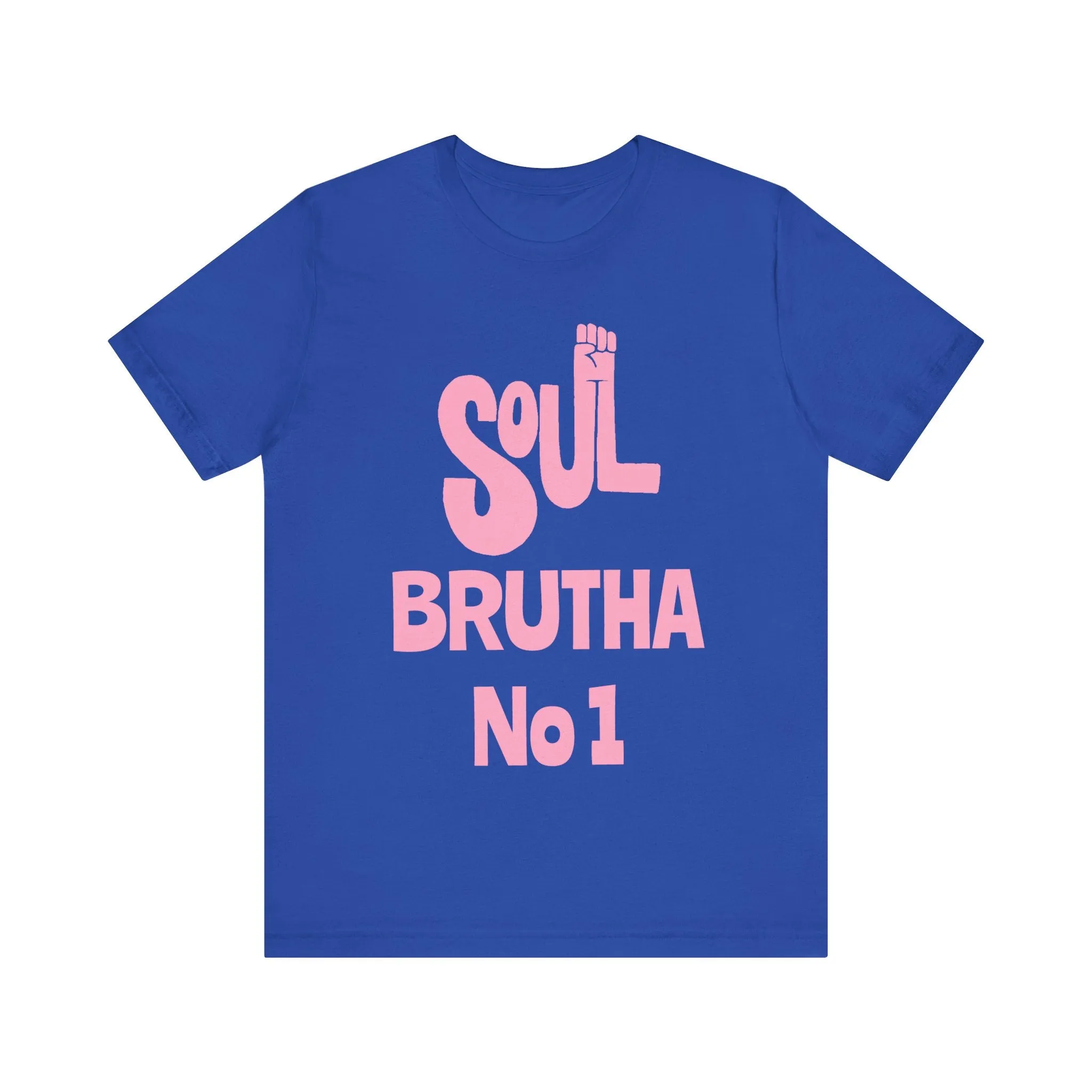 Soul Brutha No. 1 (Pink): Unisex Jersey Tee