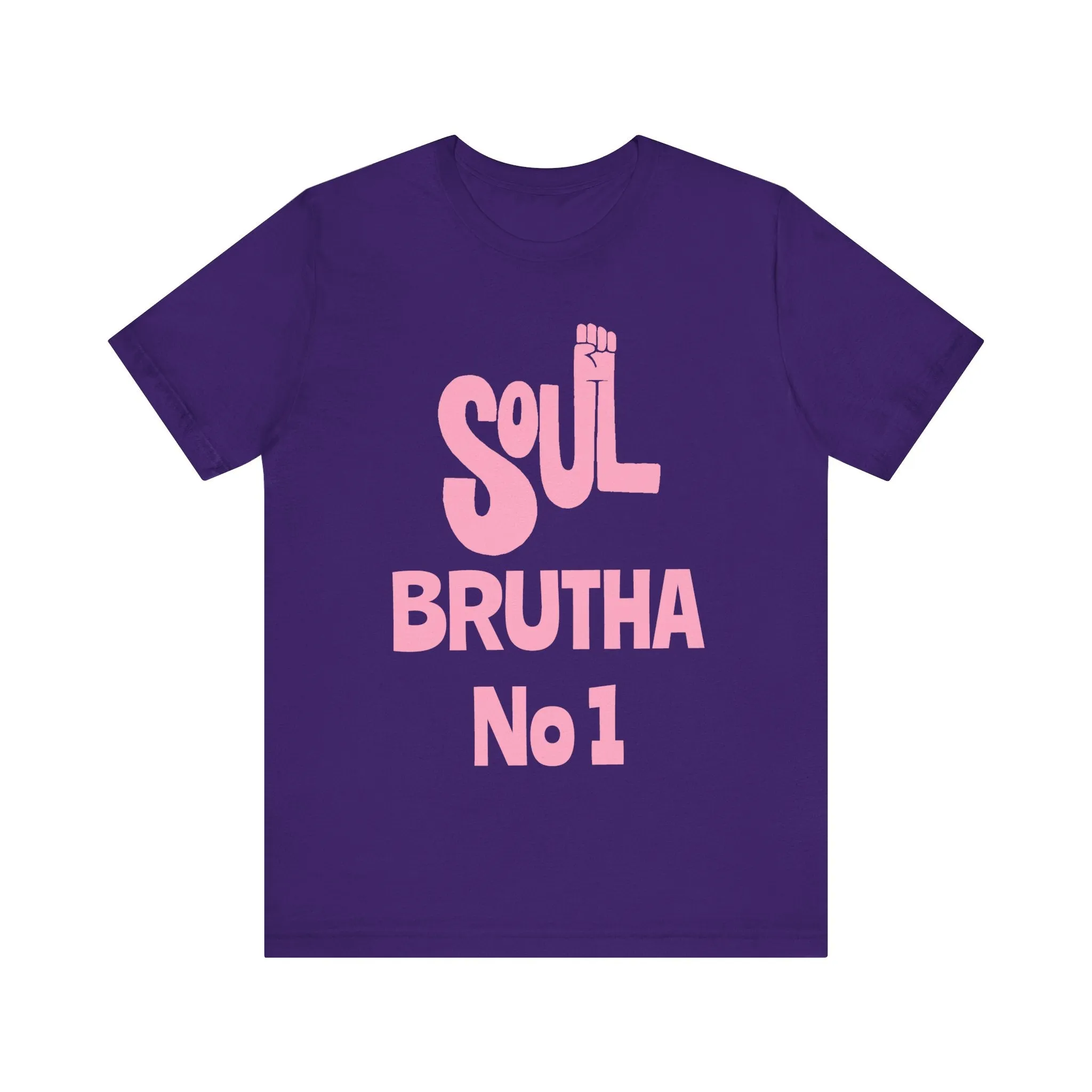 Soul Brutha No. 1 (Pink): Unisex Jersey Tee