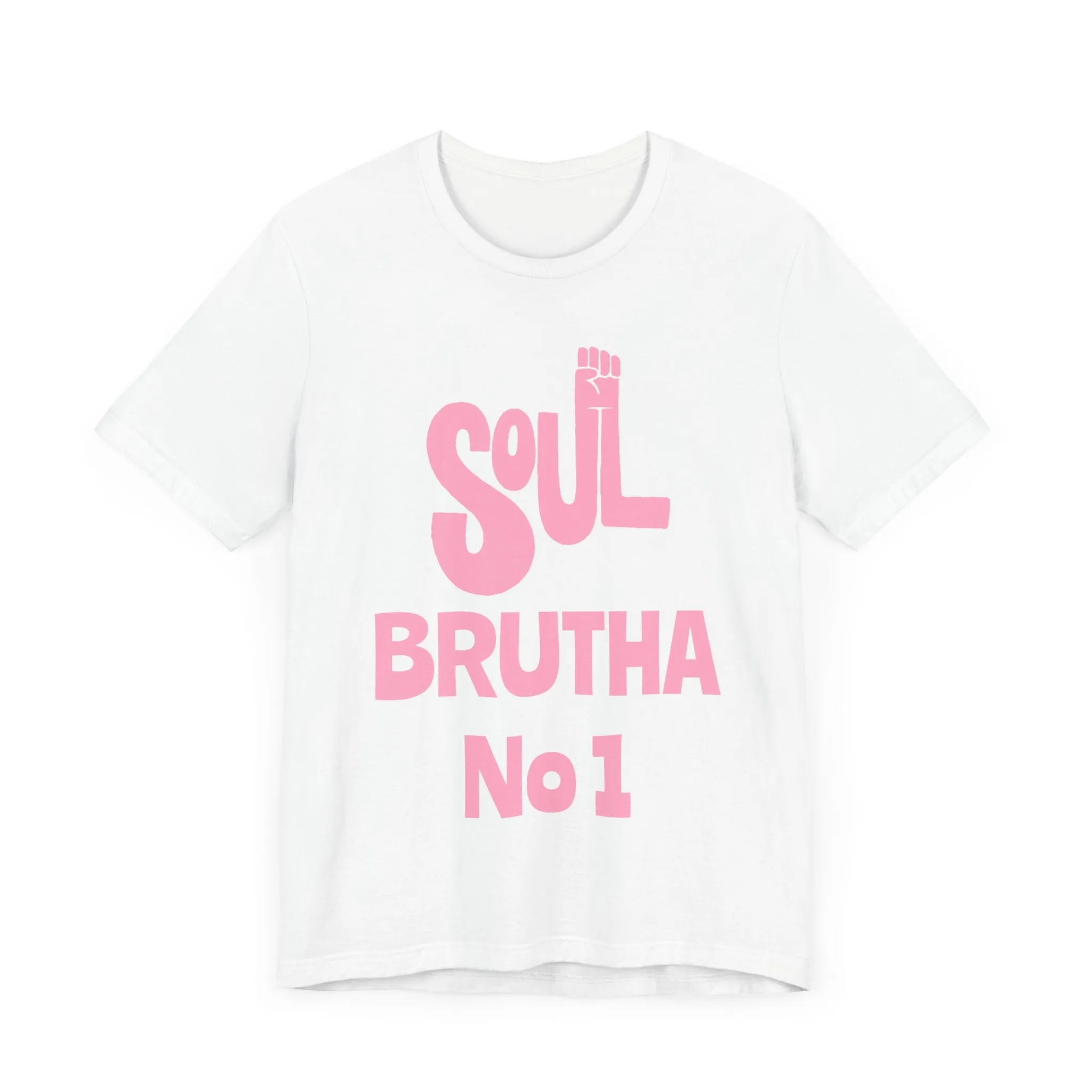 Soul Brutha No. 1 (Pink): Unisex Jersey Tee
