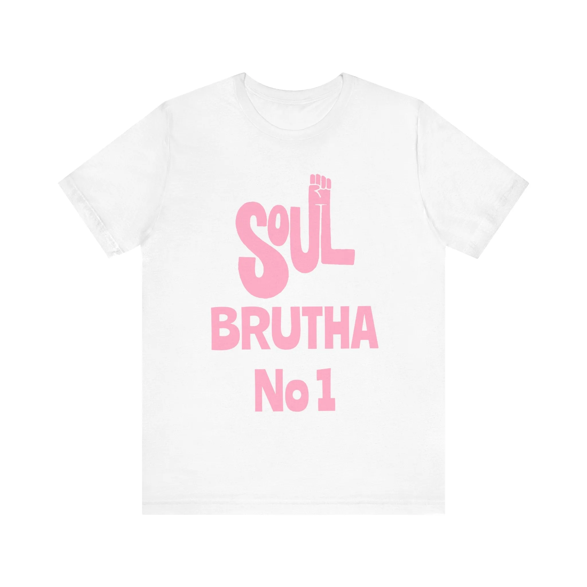Soul Brutha No. 1 (Pink): Unisex Jersey Tee