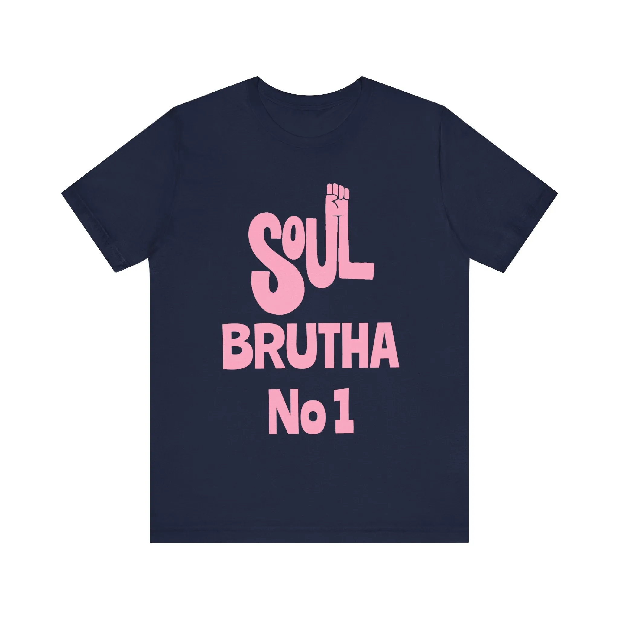 Soul Brutha No. 1 (Pink): Unisex Jersey Tee