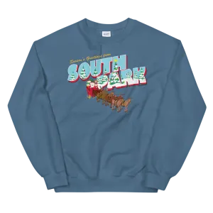 South Park Season's Greetings Holiday Fleece Crewneck Sweatshirt
