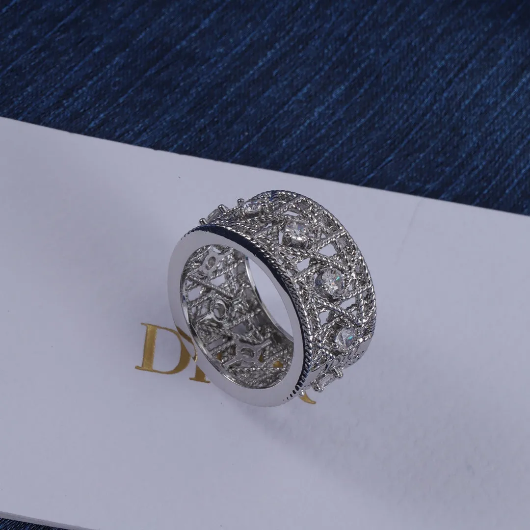 Sparkling Crystal Embellished Ring