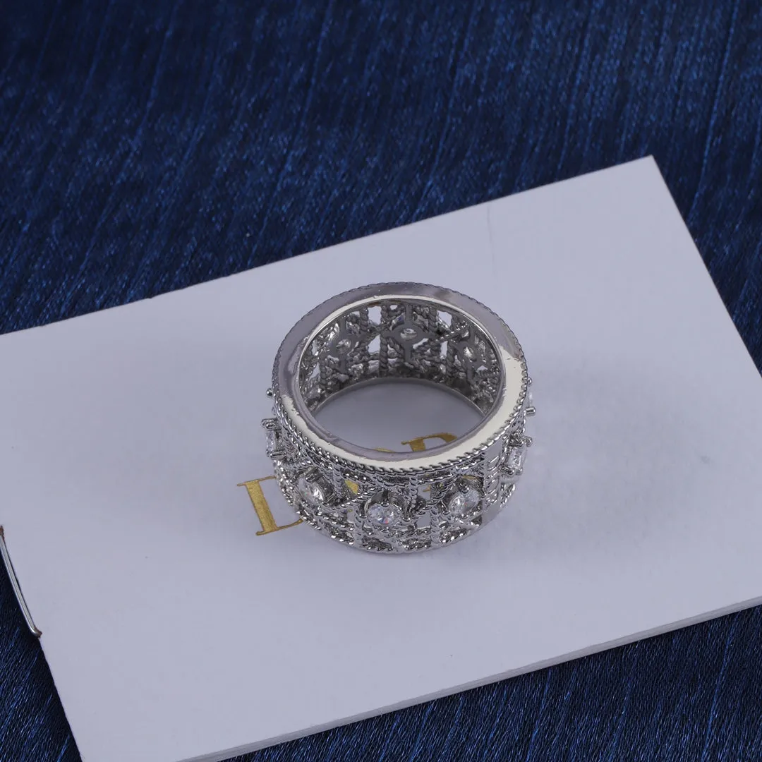 Sparkling Crystal Embellished Ring