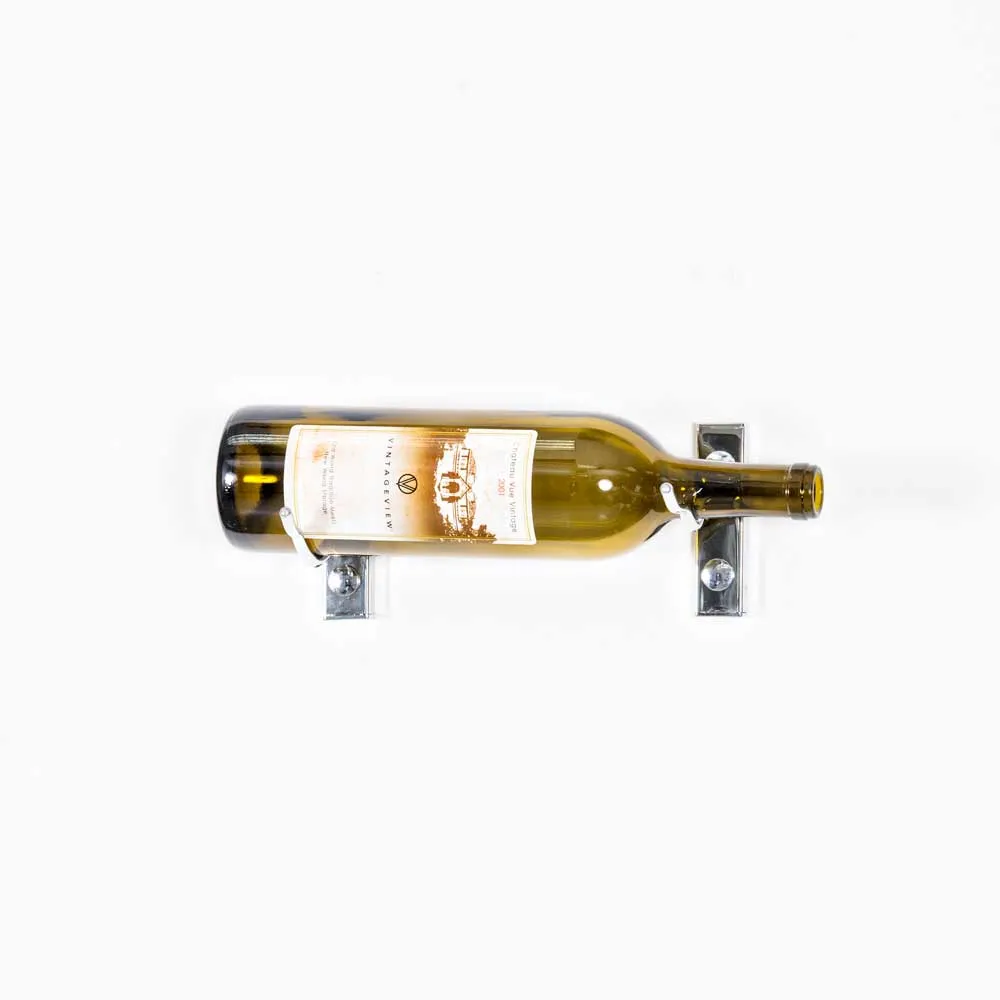Série w unitaire (10cm) porte-bouteille en métal mural (1 à 3 bouteilles)