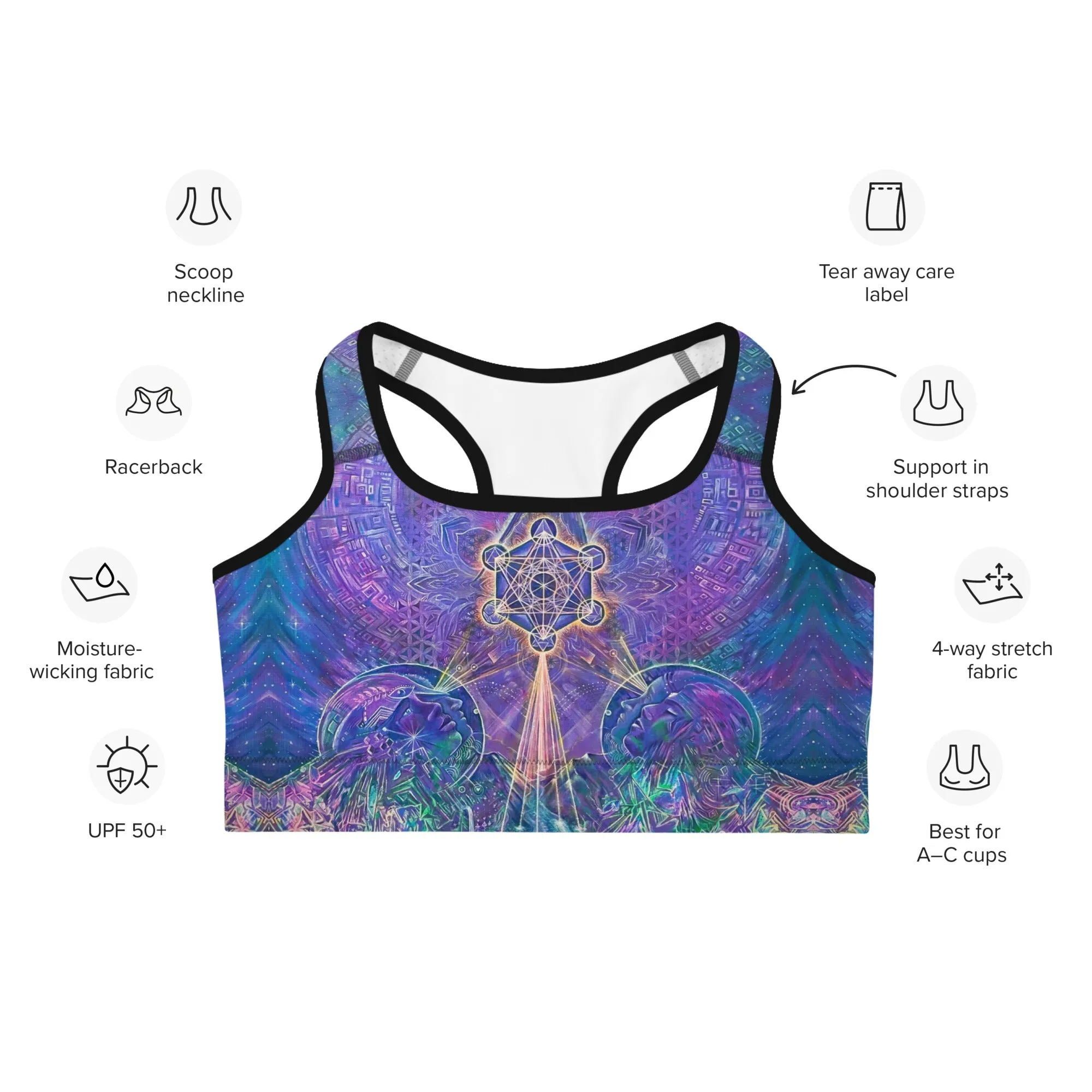 'Stargate' Sports bra