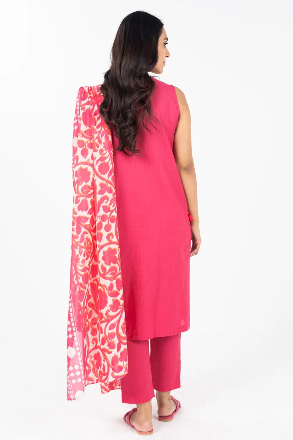Stitched - 3 Pc Printed Outfit