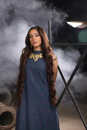 Stitched - Embroidered Khaddar Kurta