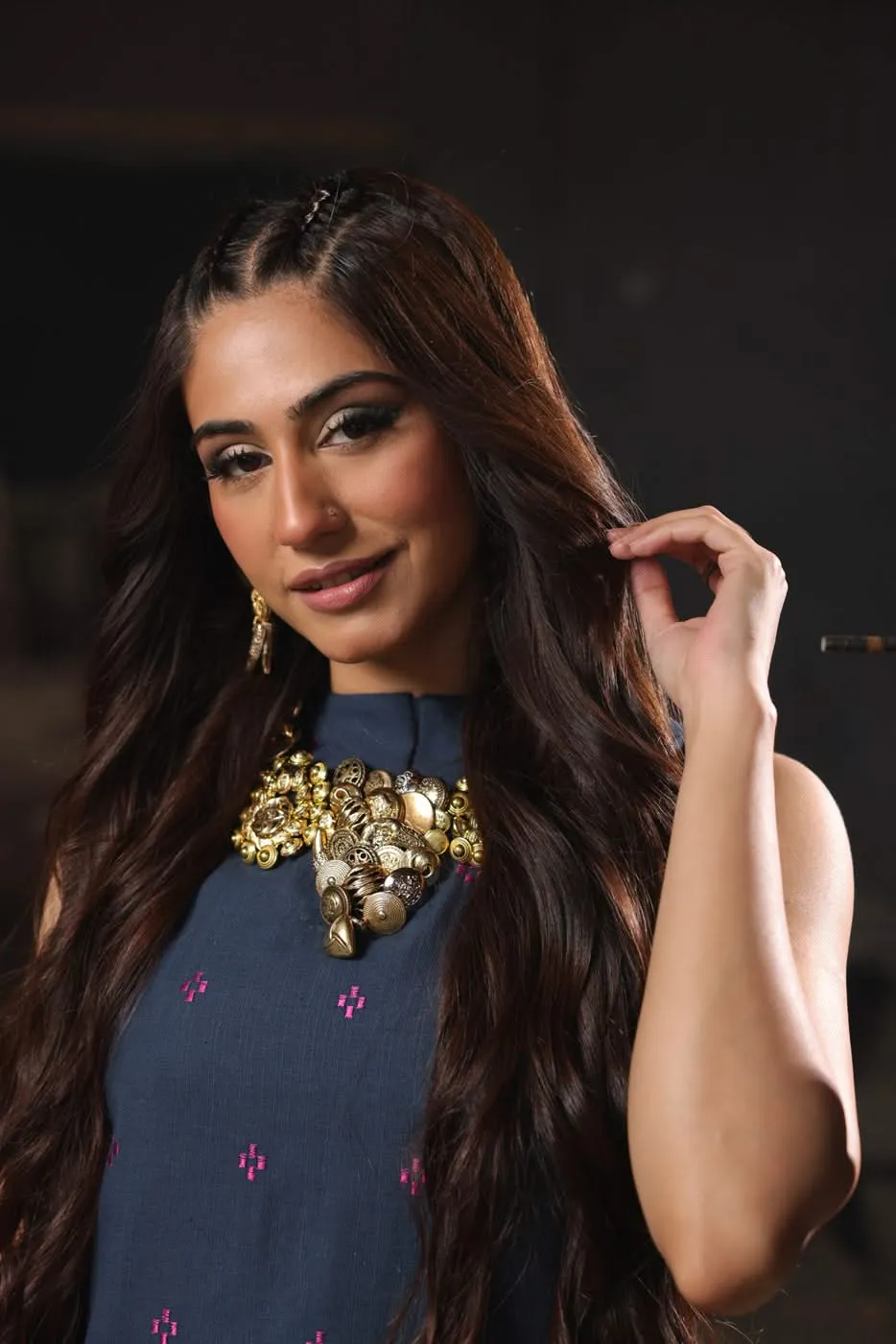 Stitched - Embroidered Khaddar Kurta