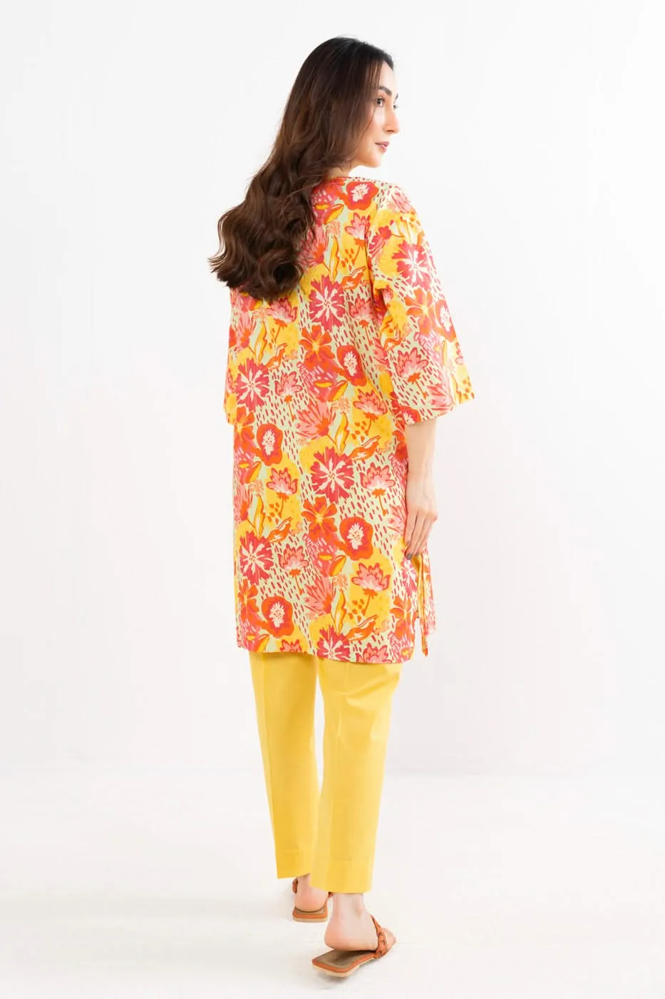 Stitched - Printed Cambric Kurta