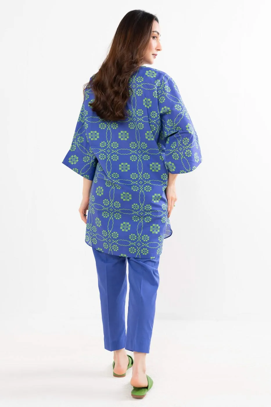 Stitched - Printed Cambric Kurta