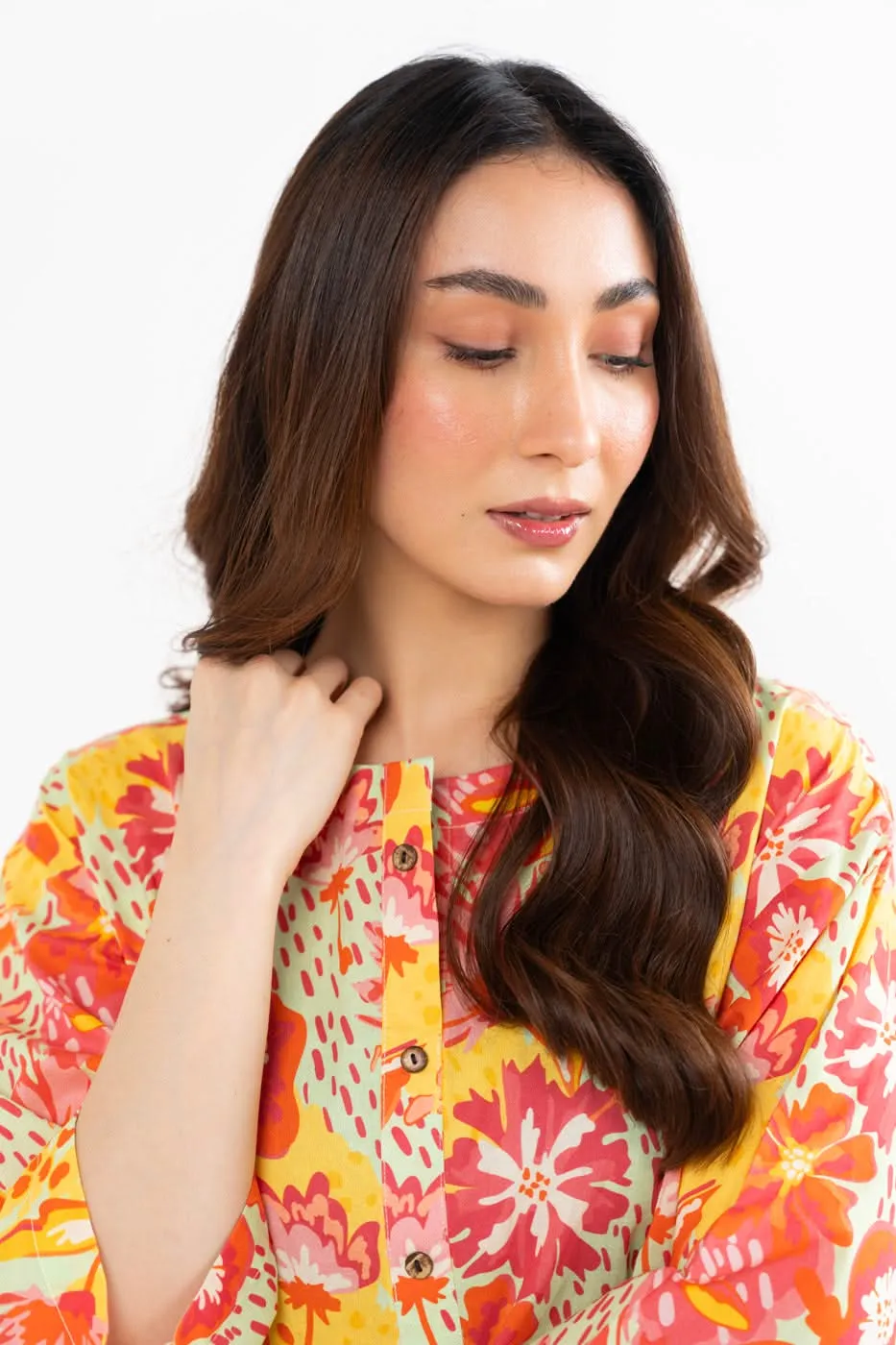 Stitched - Printed Cambric Kurta
