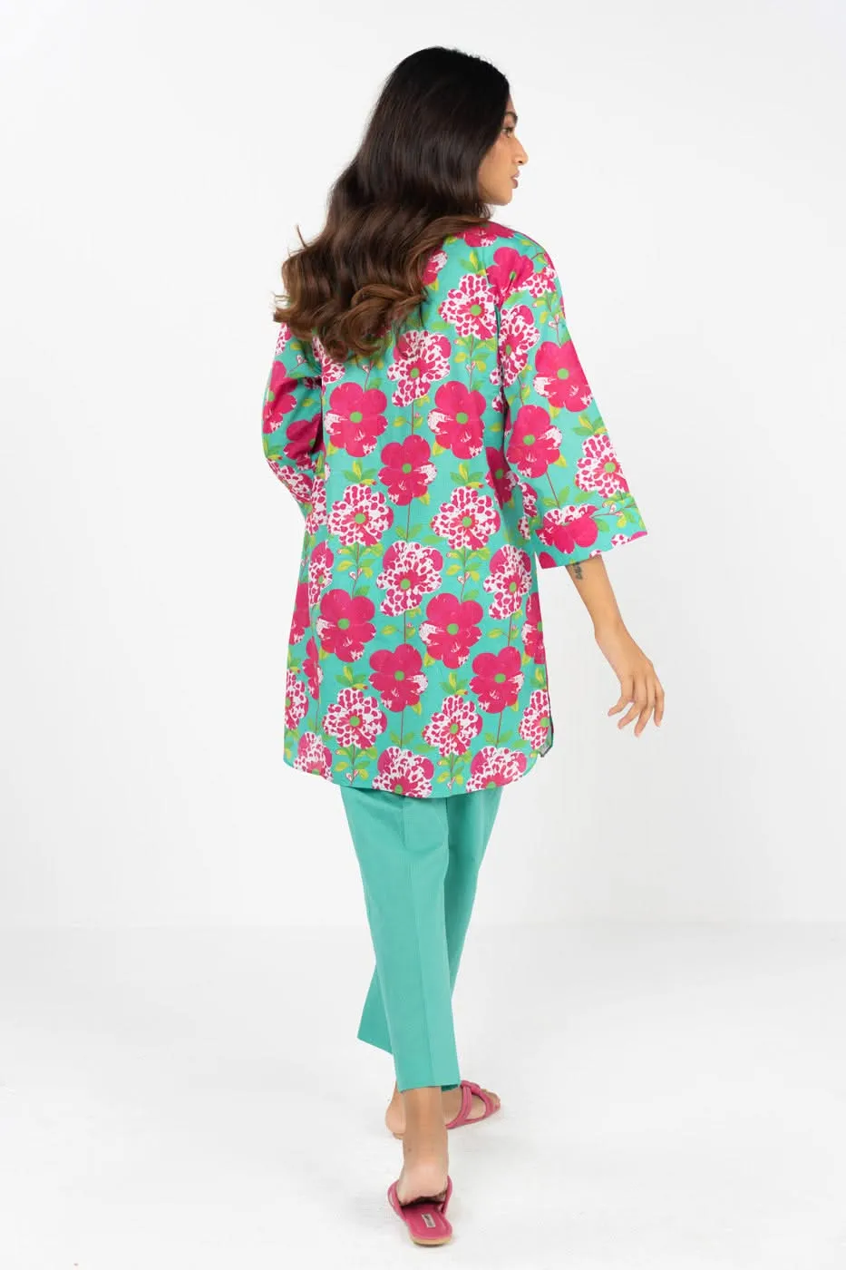 Stitched - Printed Cambric Kurta