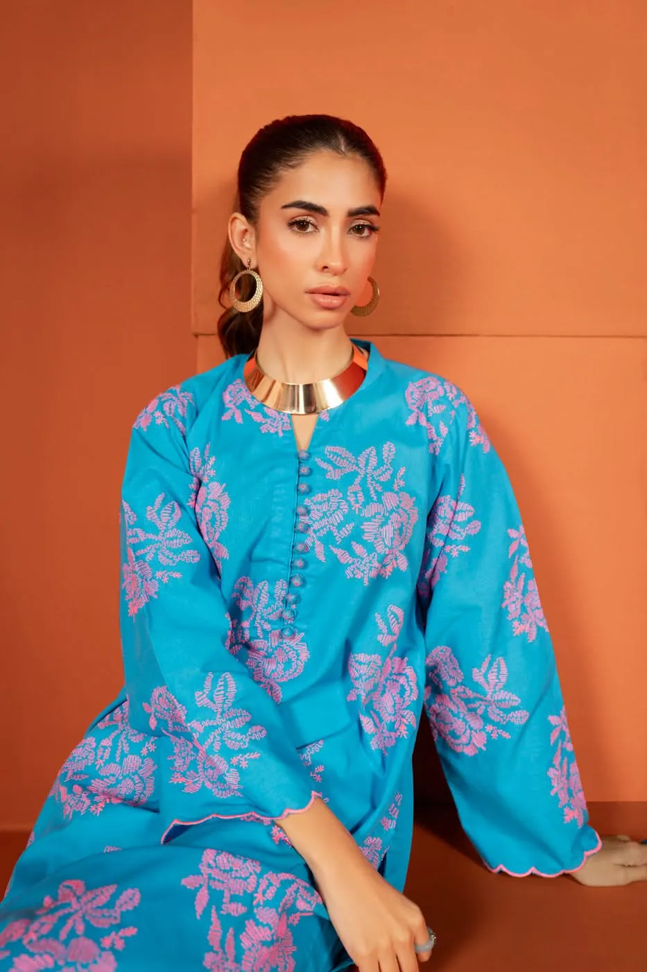 Stitched - Printed Irish Kurta