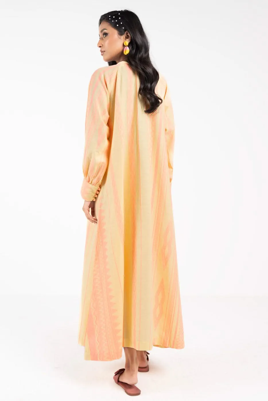 Stitched - Printed Jacquard Kurta