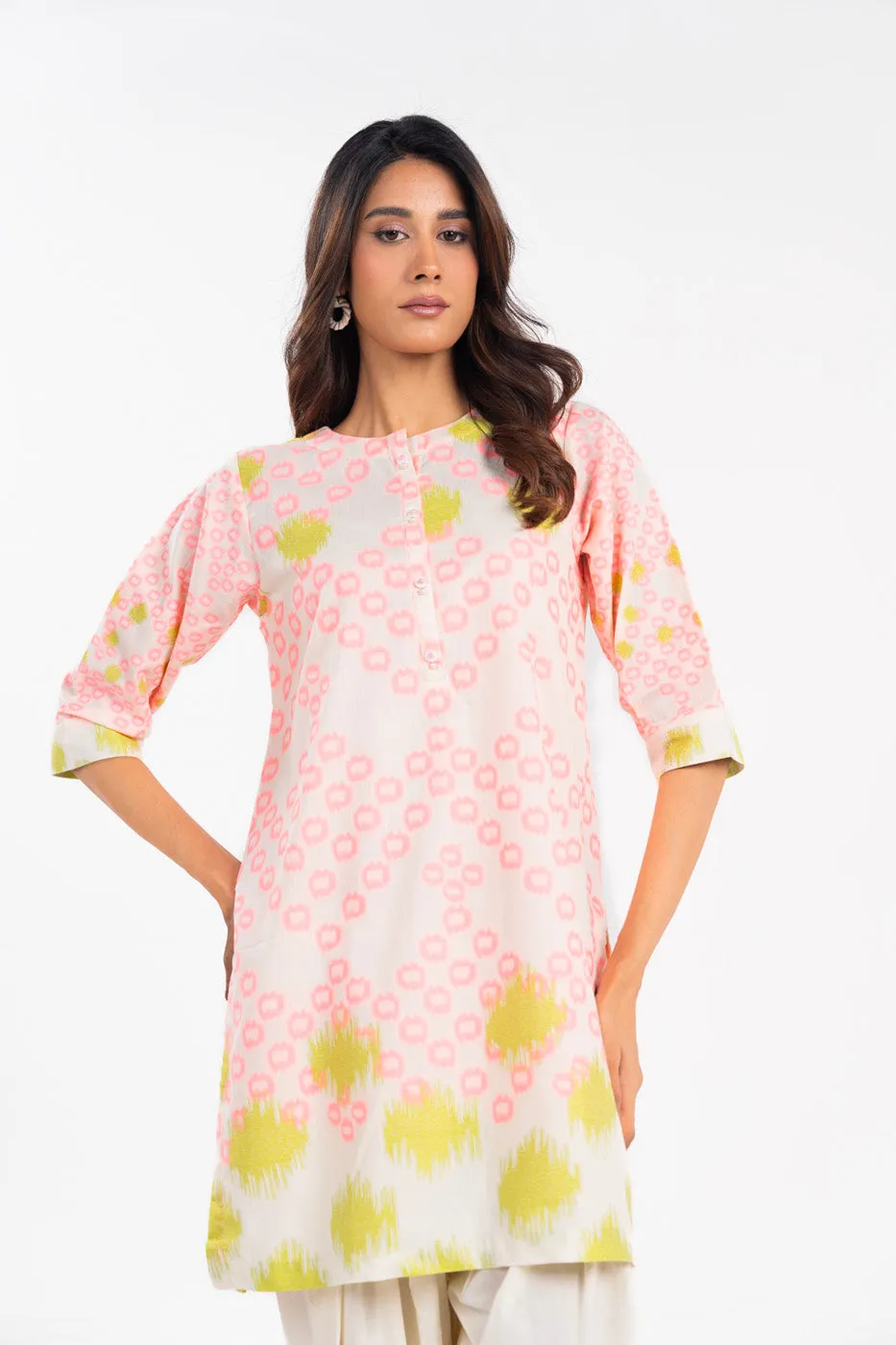 Stitched - Printed Jacquard Shirt