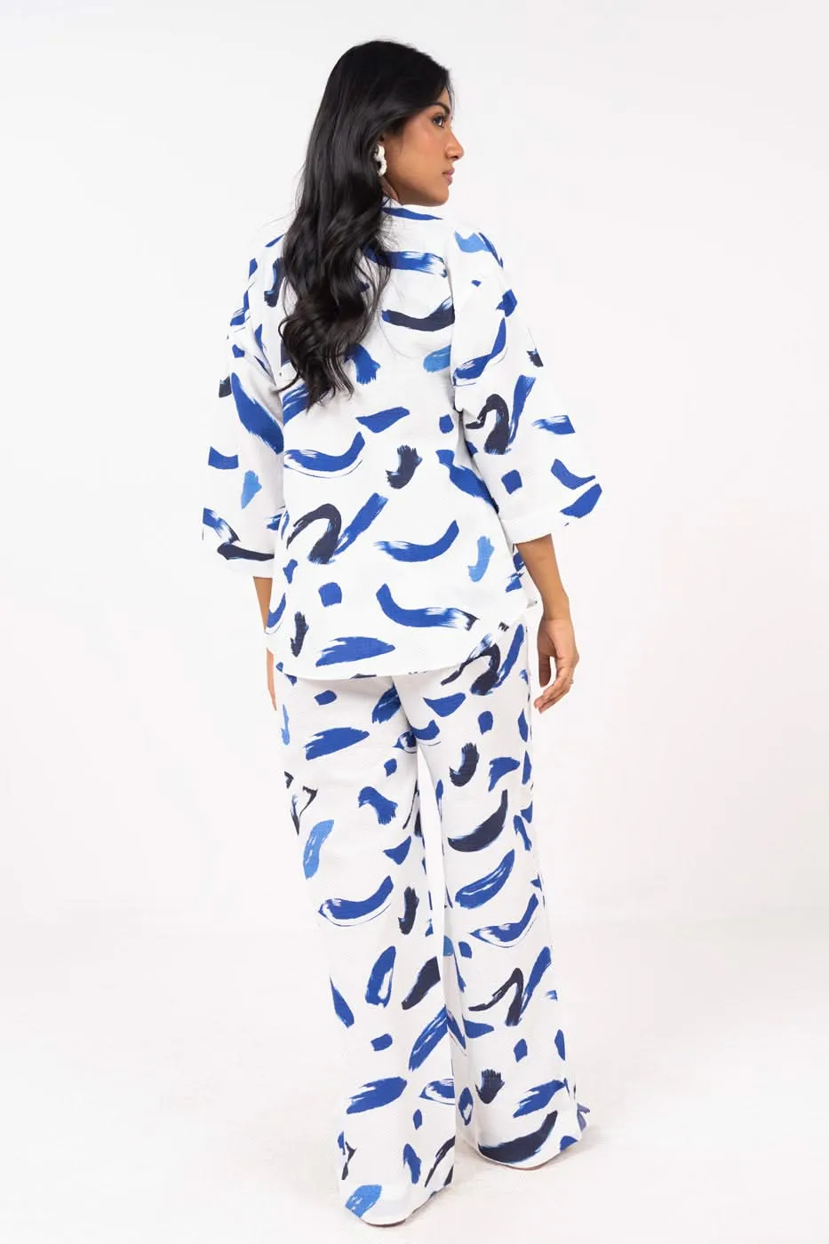 Stitched - Printed Seer Sucker Kurta