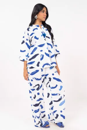 Stitched - Printed Seer Sucker Kurta