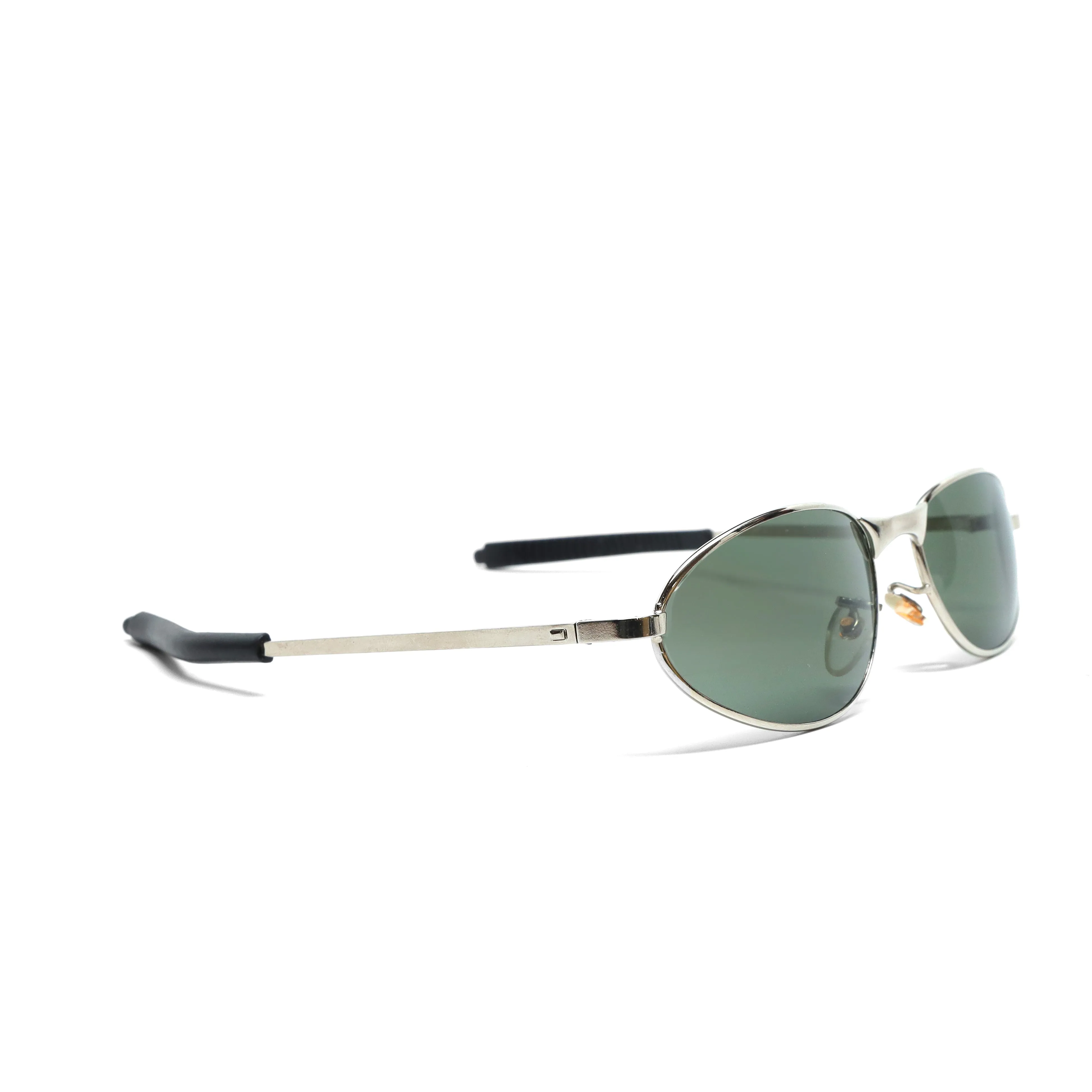 //Style 690// True Vintage Small Size 90s Matrix Style Sunglasses - Chrome