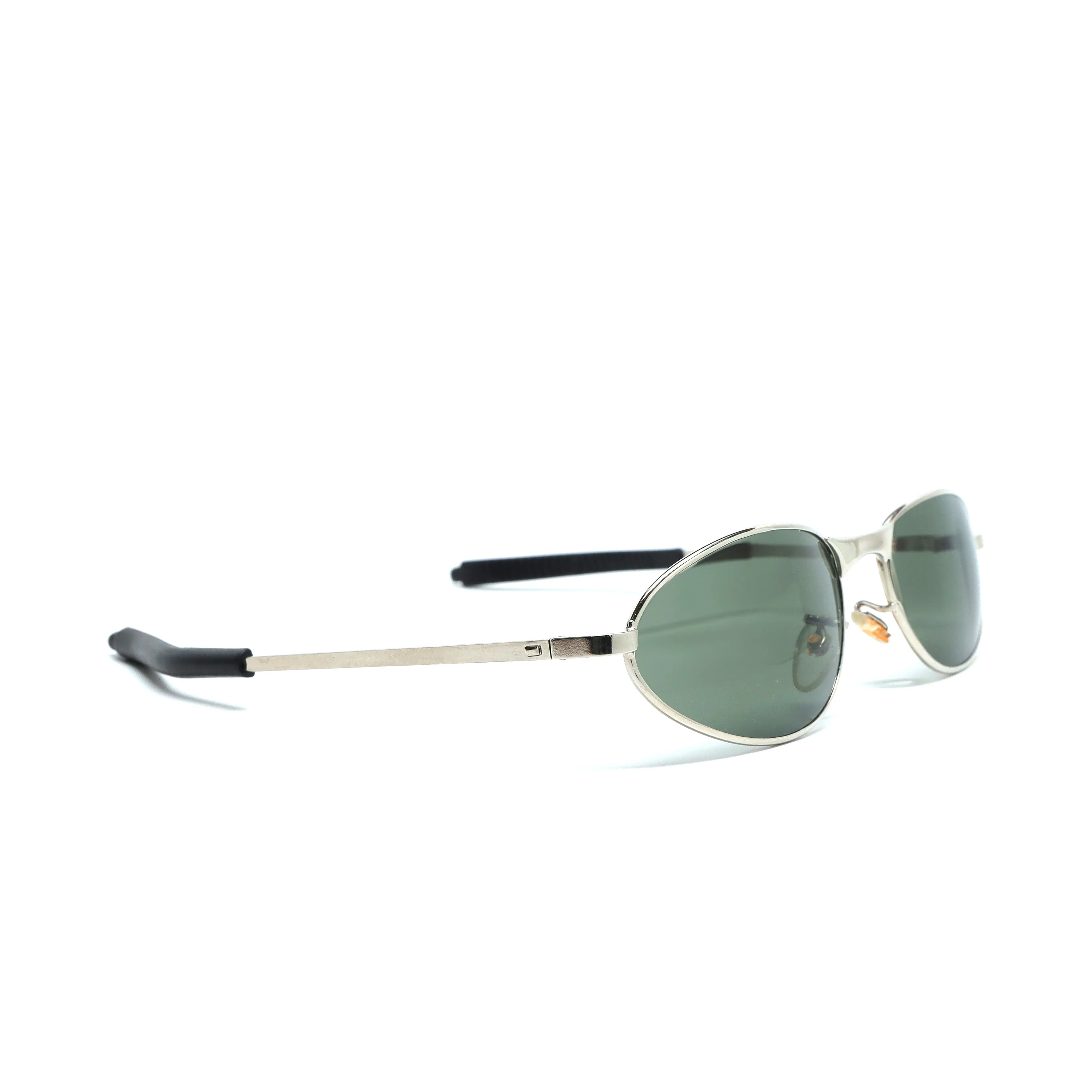 //Style 690// True Vintage Small Size 90s Matrix Style Sunglasses - Chrome