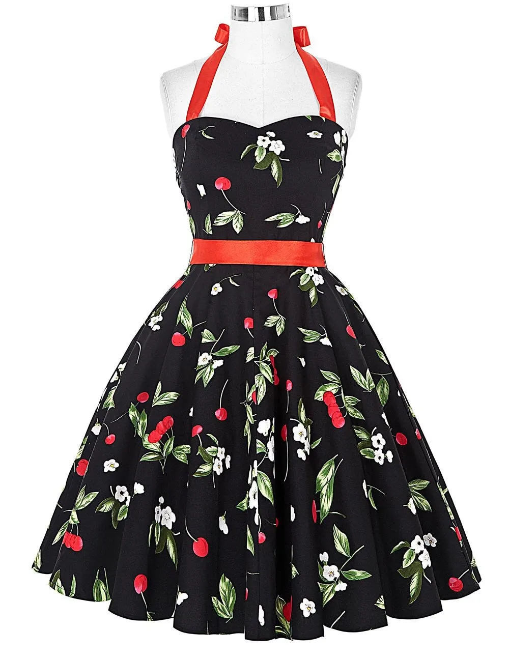 Summer Dresses Women Pinup Retro Robe Rockabilly 50s Vintage Dress Plus Size XS-3XL Cocktail Party Dress Vestidos Femininos