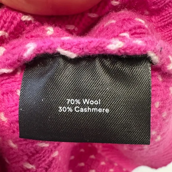 Summersalt The Luxe Cashmere Blend Mix Stitch Sweater. Size 1XL.