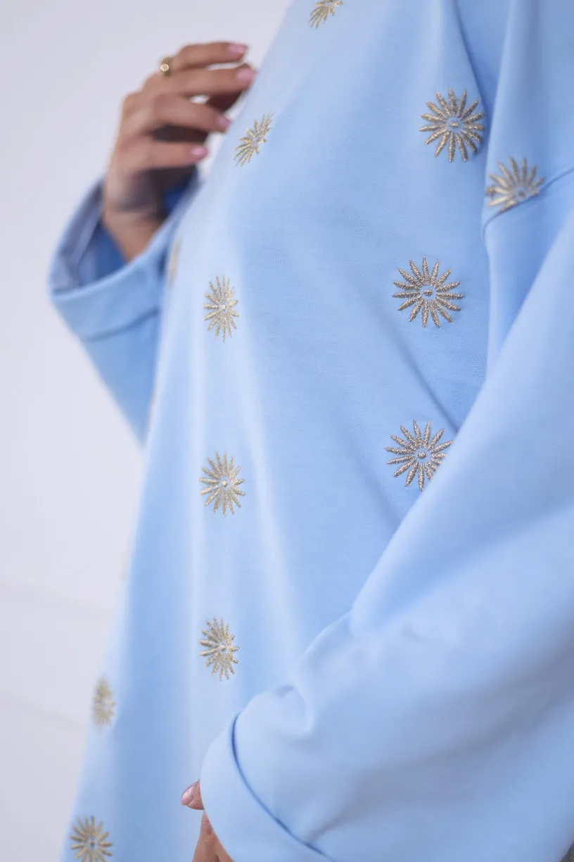 Sunlight Oversized Top in Blue