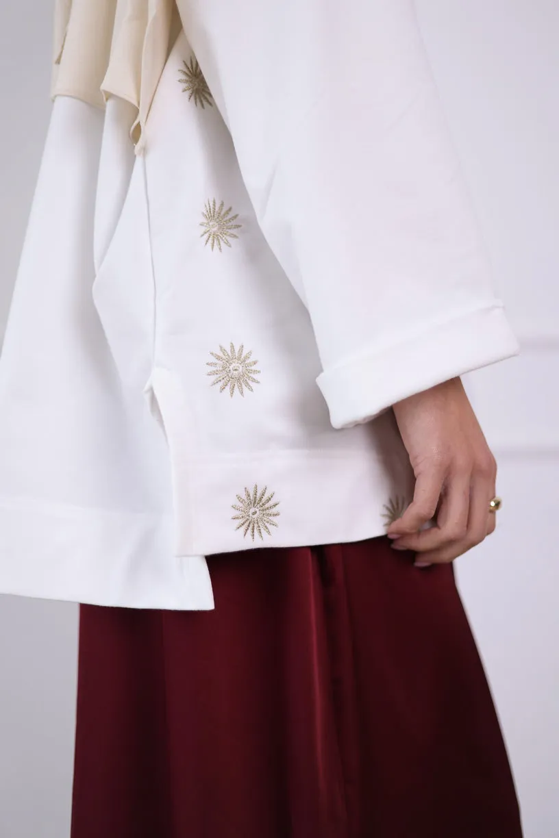 Sunlight Oversized Top in White