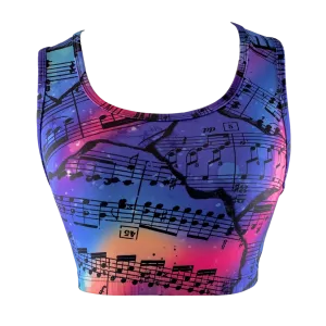 Sunset Crescendo Crop Top