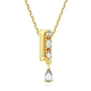 Swarovski Dextera Gold Tone Mixed Cut Necklace