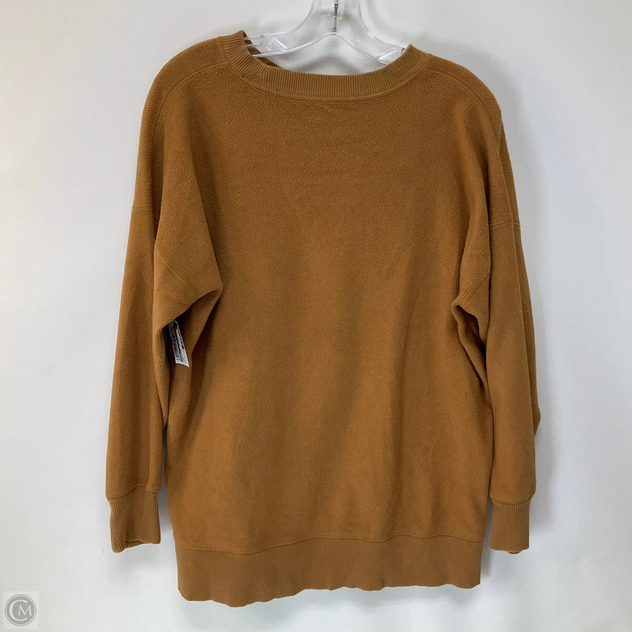 Sweatshirt Crewneck By Aerie In Tan, Size: S