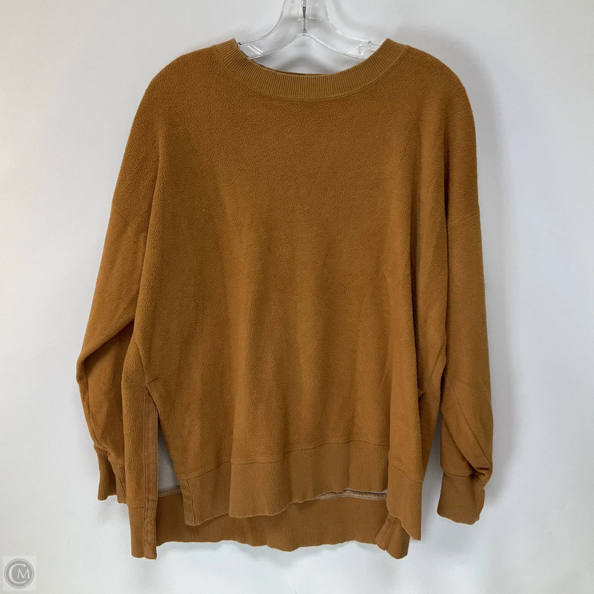 Sweatshirt Crewneck By Aerie In Tan, Size: S