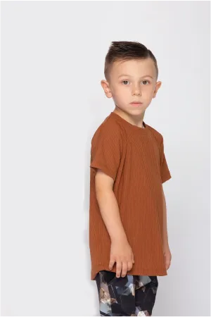 T-shirt évolutif uni - LE CÔTELÉ ROUILLÉ