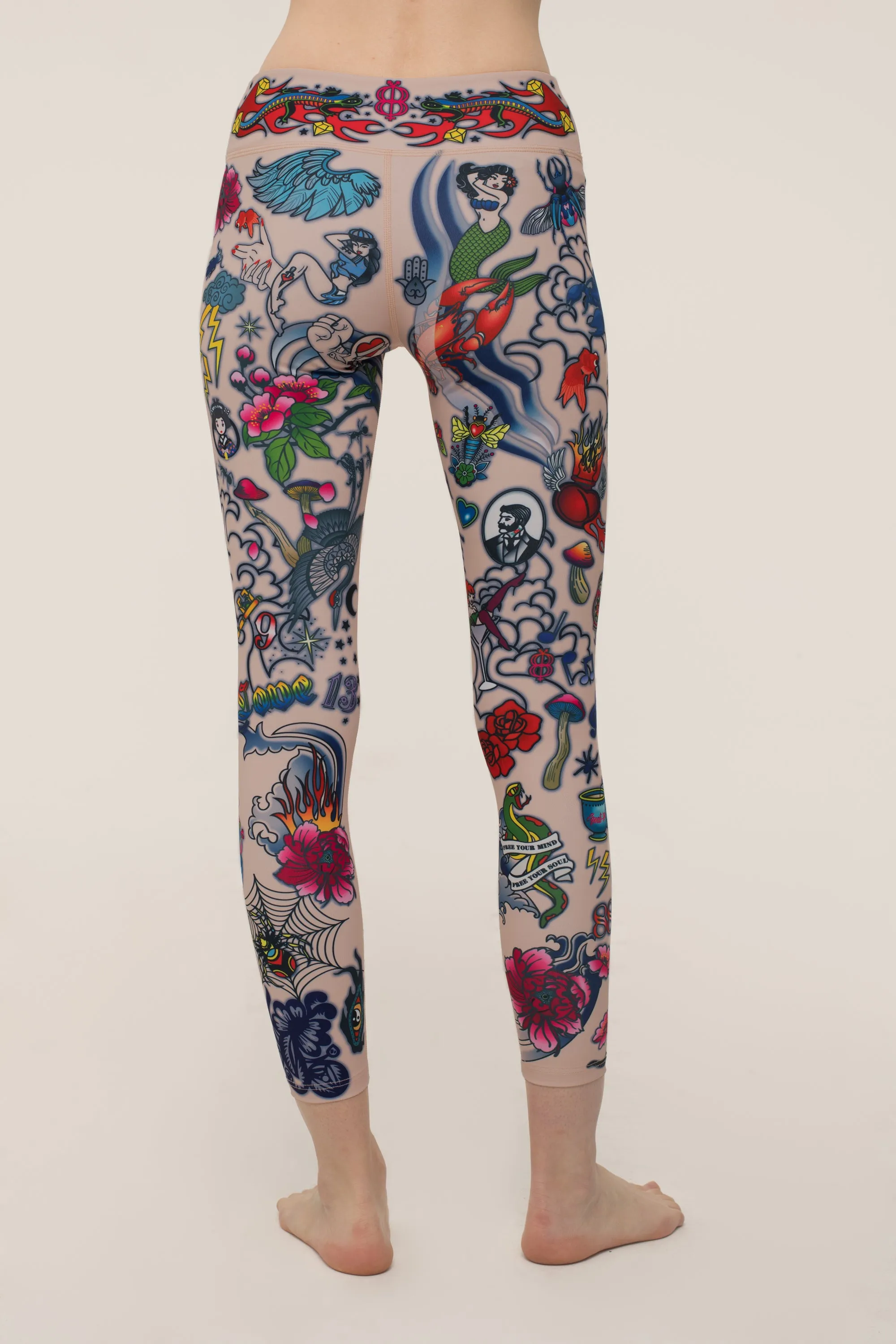 Tattoo Burst Leggings