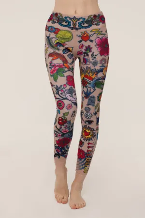 Tattoo Burst Leggings