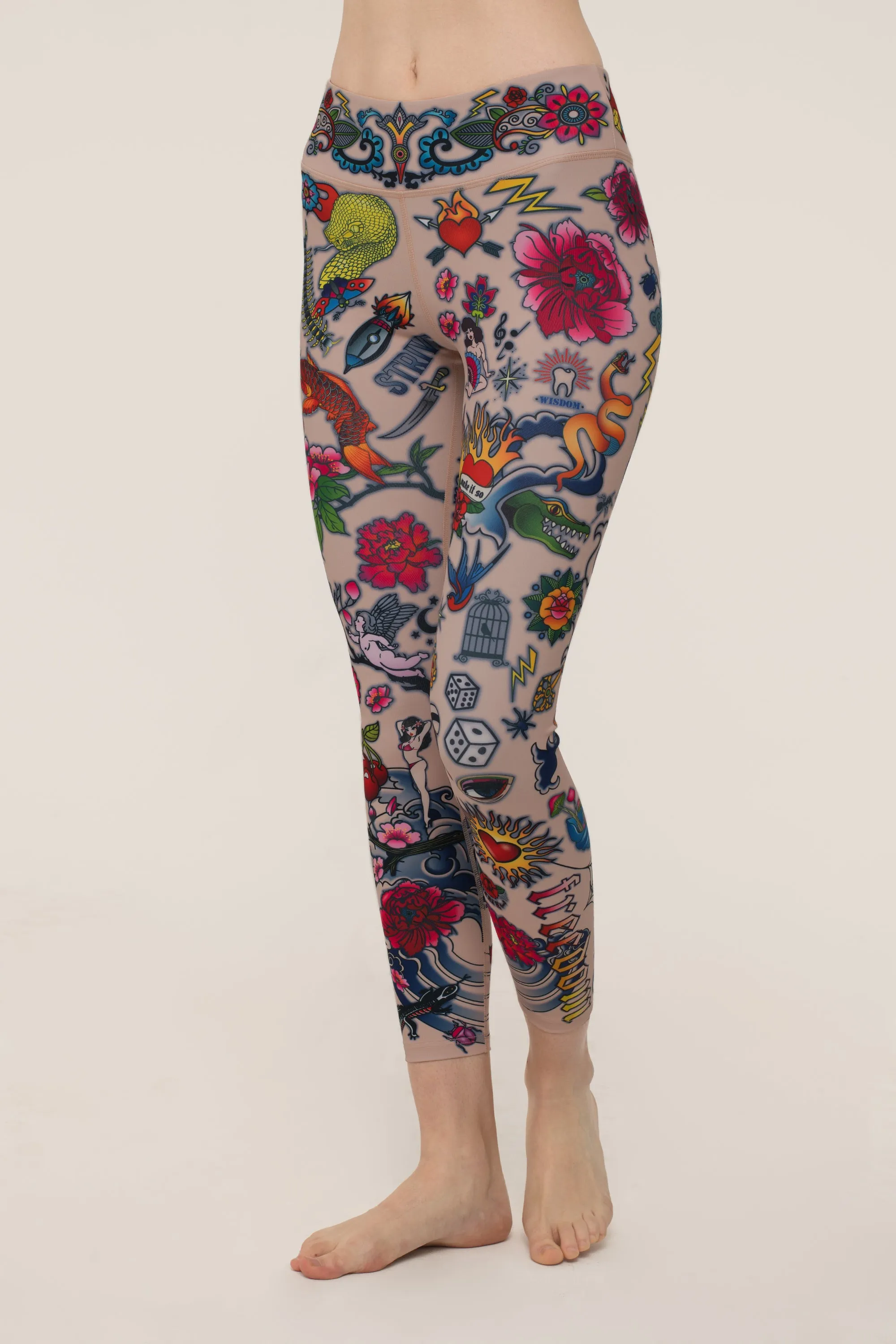 Tattoo Burst Leggings