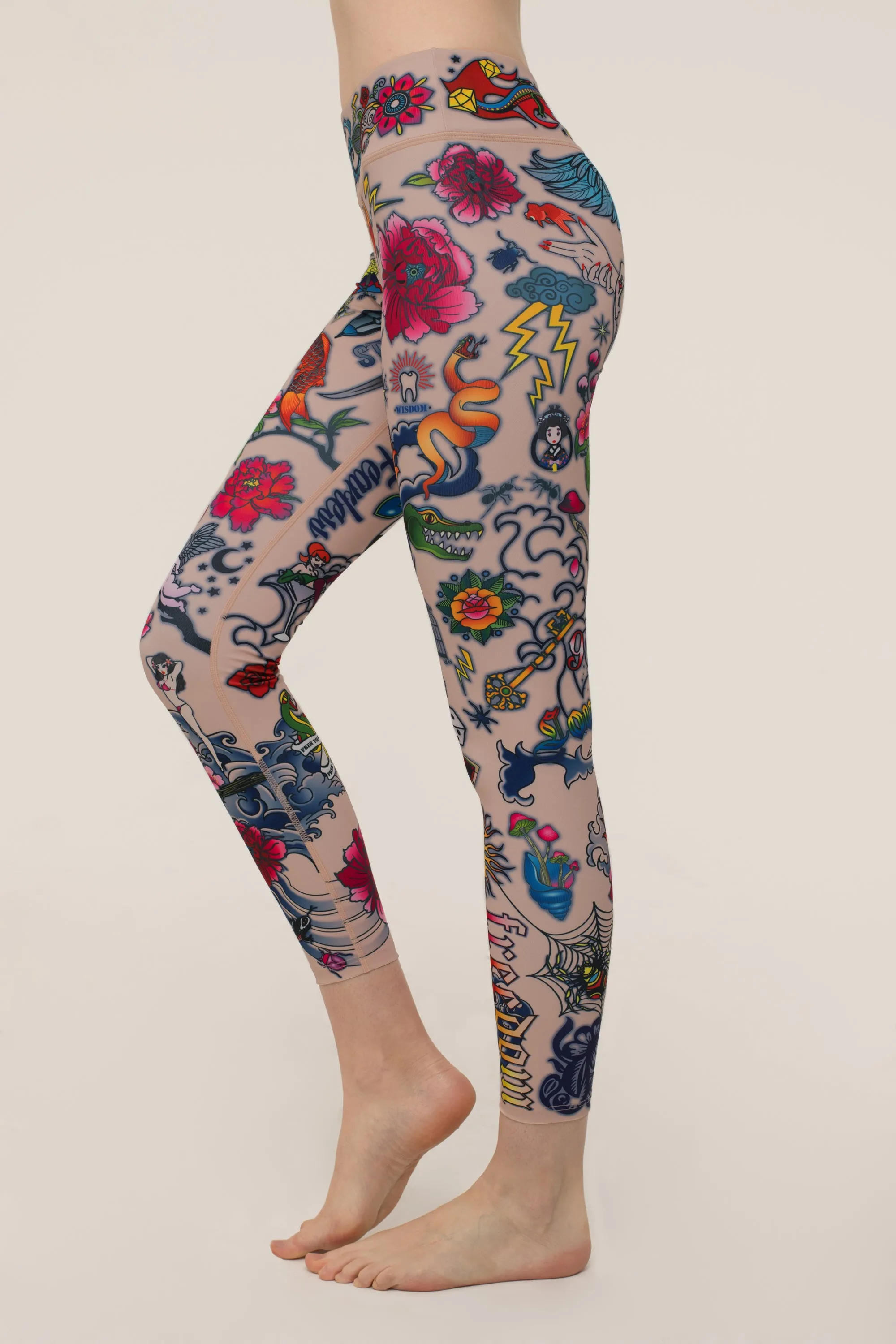 Tattoo Burst Leggings