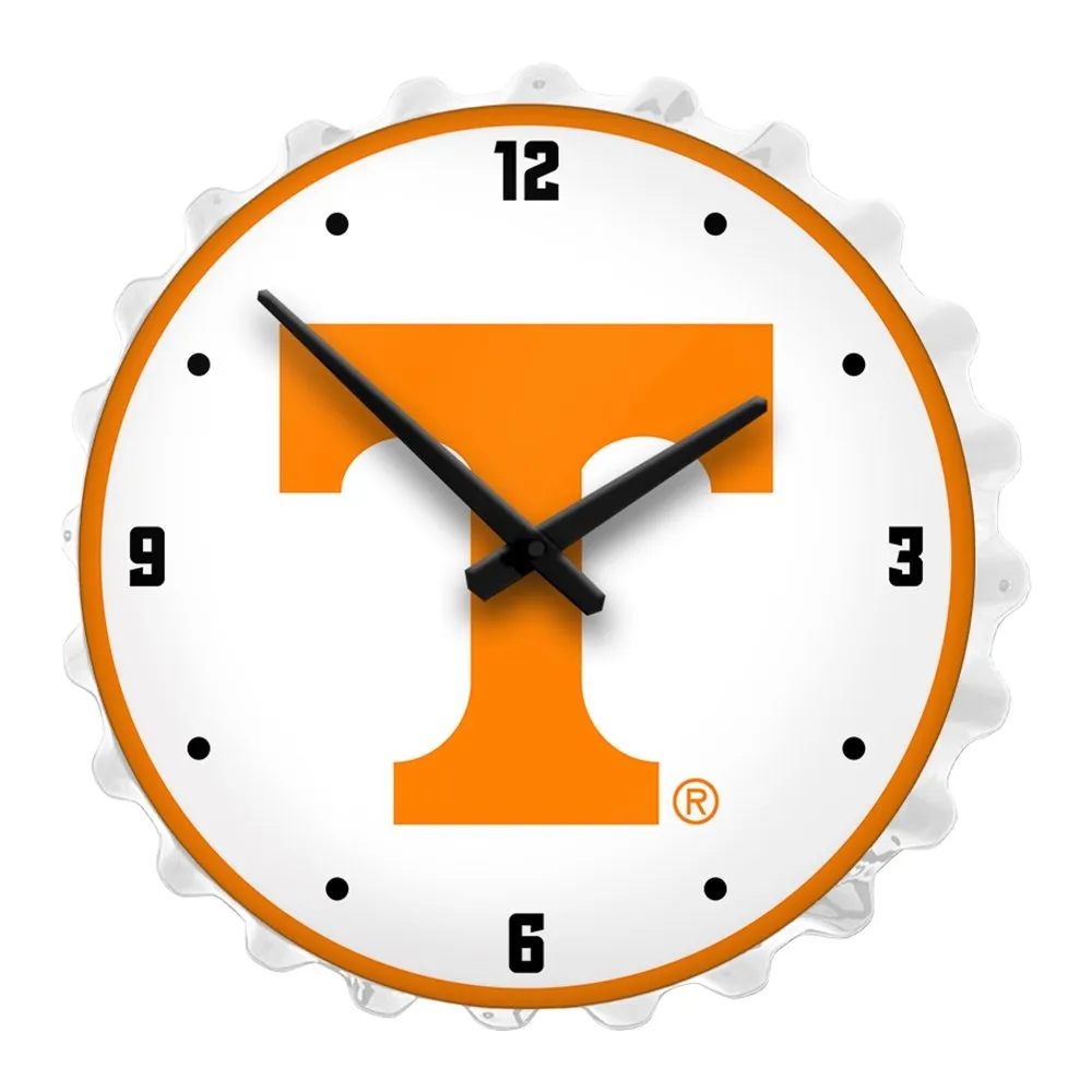 Tennessee Volunteers: Bottle Cap Lighted Wall Clock