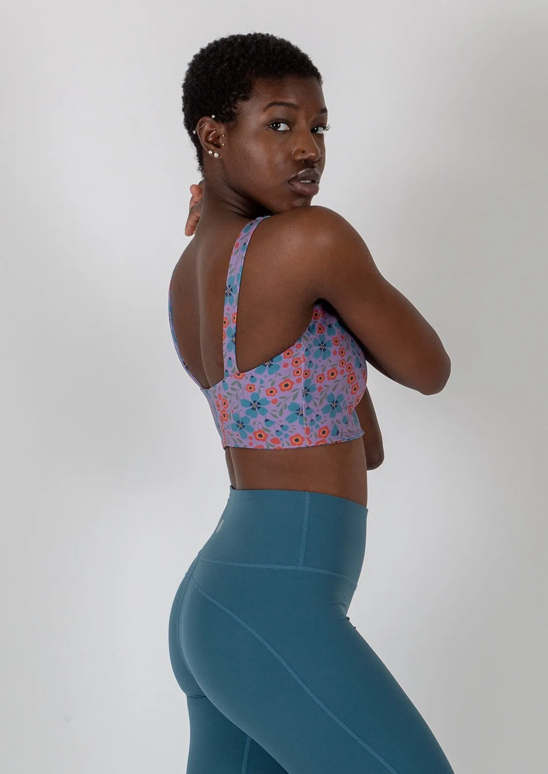 The Boho Collection: The U Beautiful Sports Bra in Boho Garden
