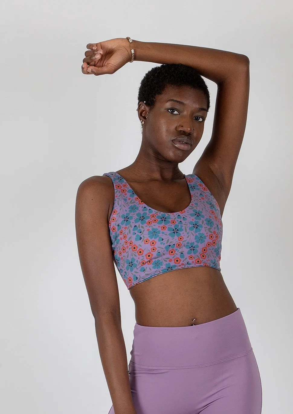 The Boho Collection: The U Beautiful Sports Bra in Boho Garden