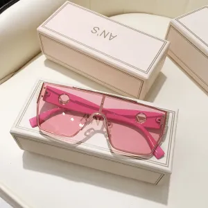 The New round Face Big Frame Fashion Sunglasses Anti-Ultraviolet