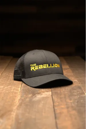 The Rebellion Hat - EMB90 Gold Stitching