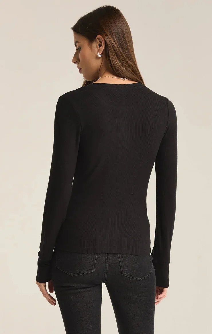 The Scarlett Rib Henley