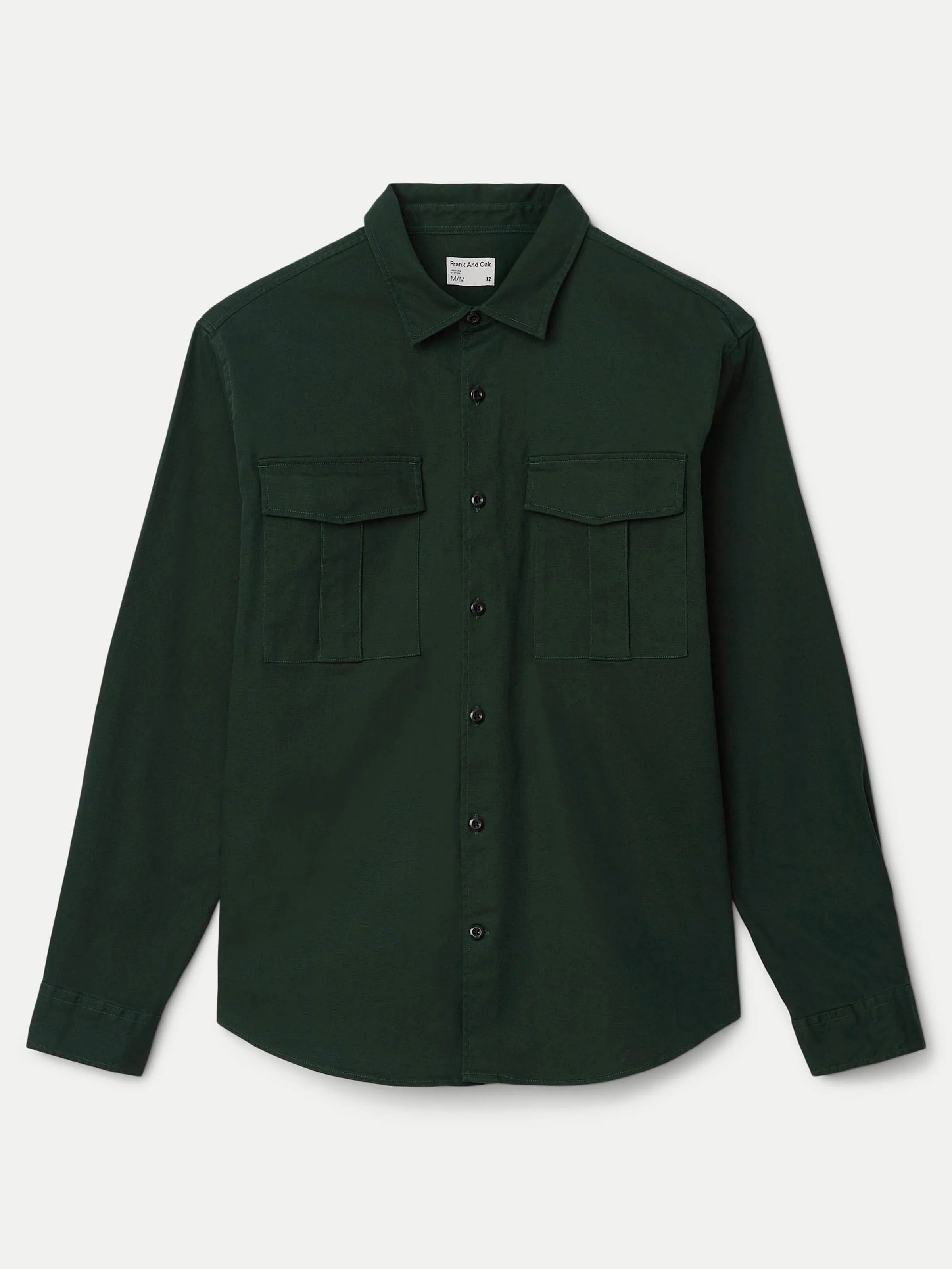 The Utility Shirt  in Forest Green
