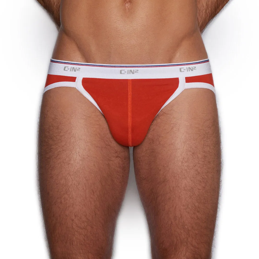 Throwback Sport Brief Riley Red