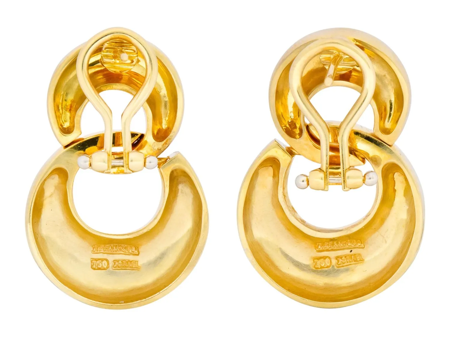 Tiffany & Co. 18 Karat Gold Drop Earrings