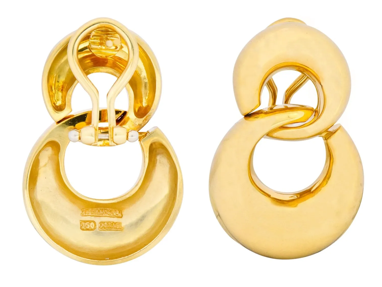 Tiffany & Co. 18 Karat Gold Drop Earrings